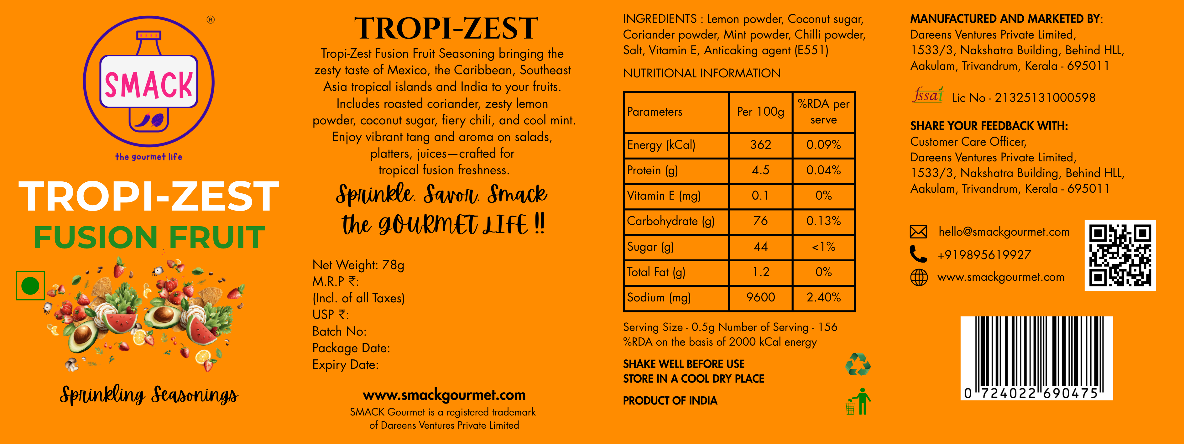 Tropi-Zest Fusion Fruit